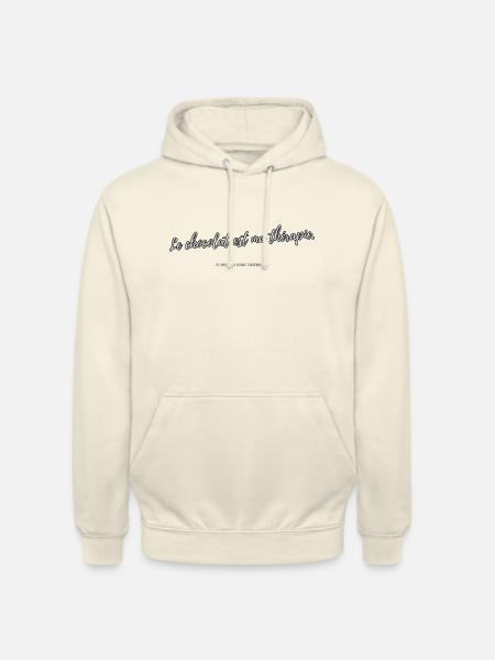 Chocolate Therapy - Unisex Hoodie - vanilla