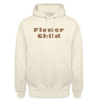 Fleur Enfant - Sweat-shirt à capuche unisexe - vanille - Devant - Alina (178cm) & Michal (187cm)