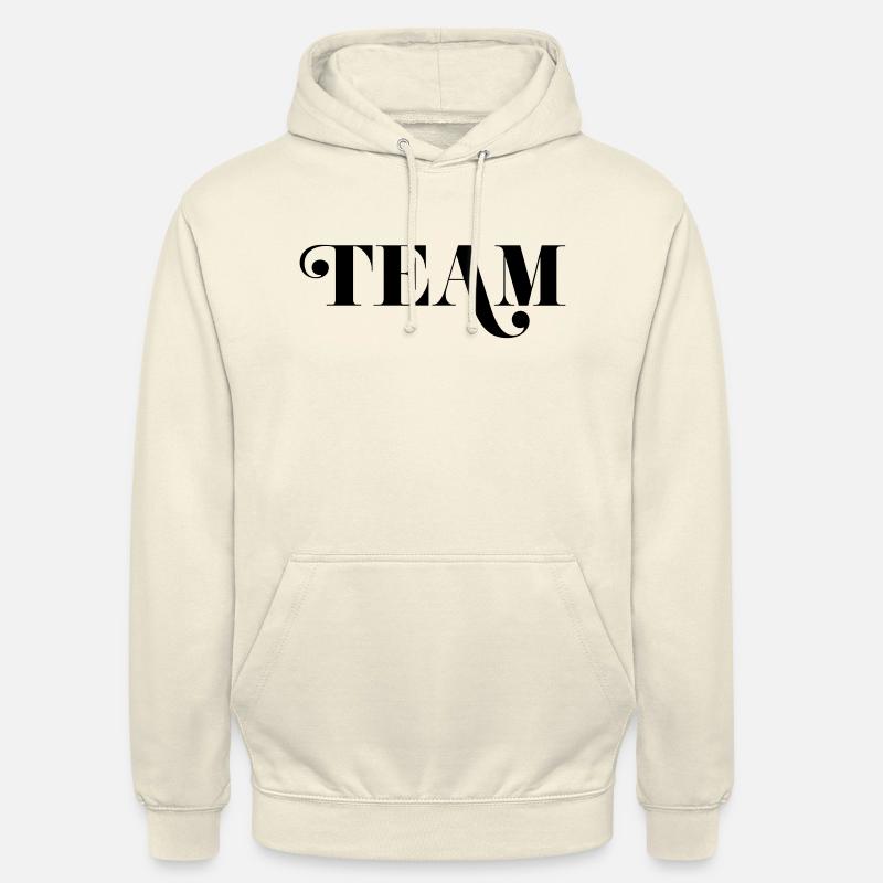 Équipe - Sweat-shirt à capuche unisexe - vanille