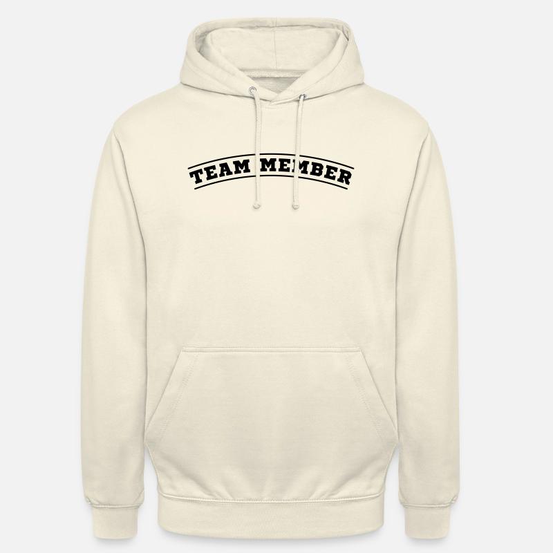 team member design - Unisex Hoodie - Vanille-Milchshake