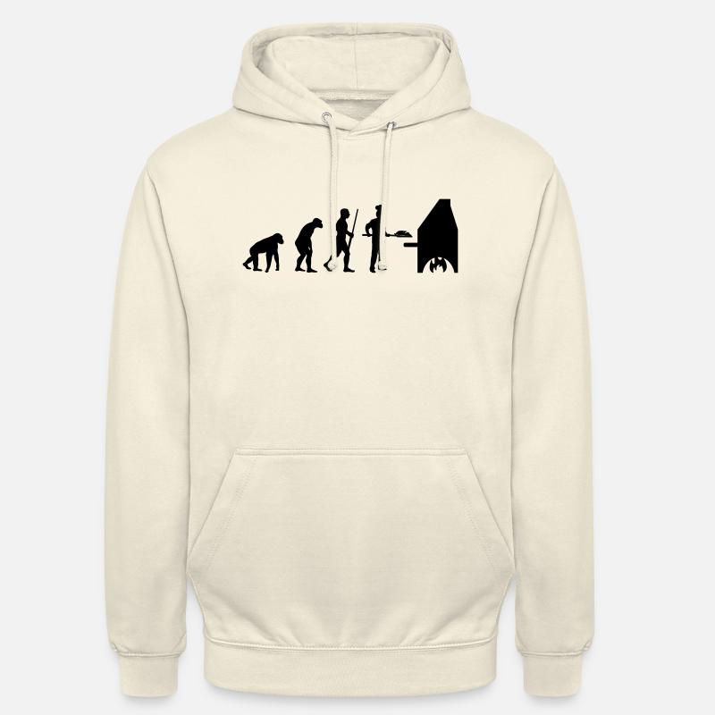 Pizzabäcker Evolution - Unisex Hoodie - Vanille-Milchshake
