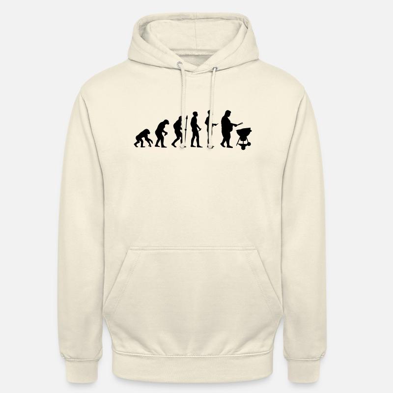 Fat man grill evolution - Unisex Hoodie - Vanille-Milchshake