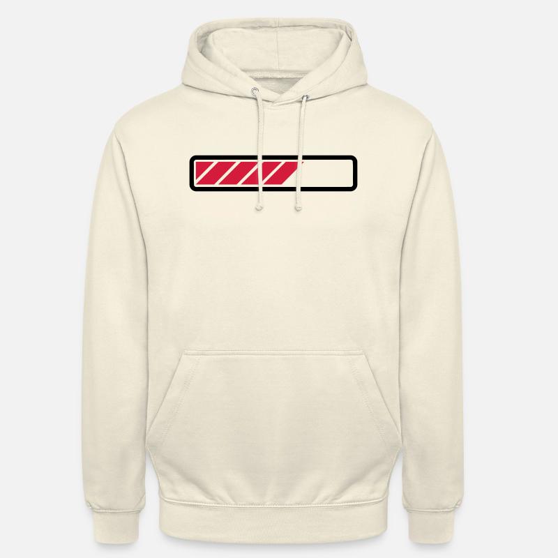 Loading - Sweat-shirt à capuche unisexe - vanille