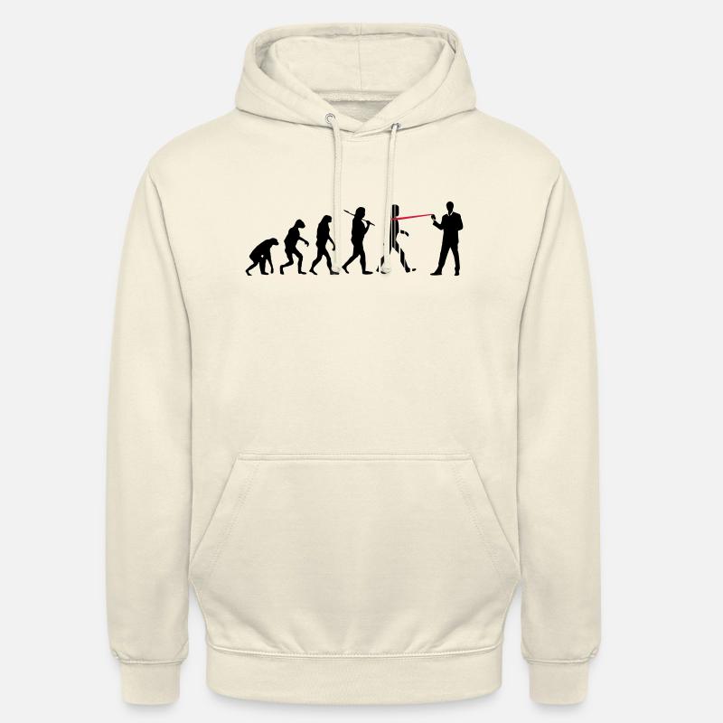 évolution NSA - Sweat-shirt à capuche unisexe - vanille