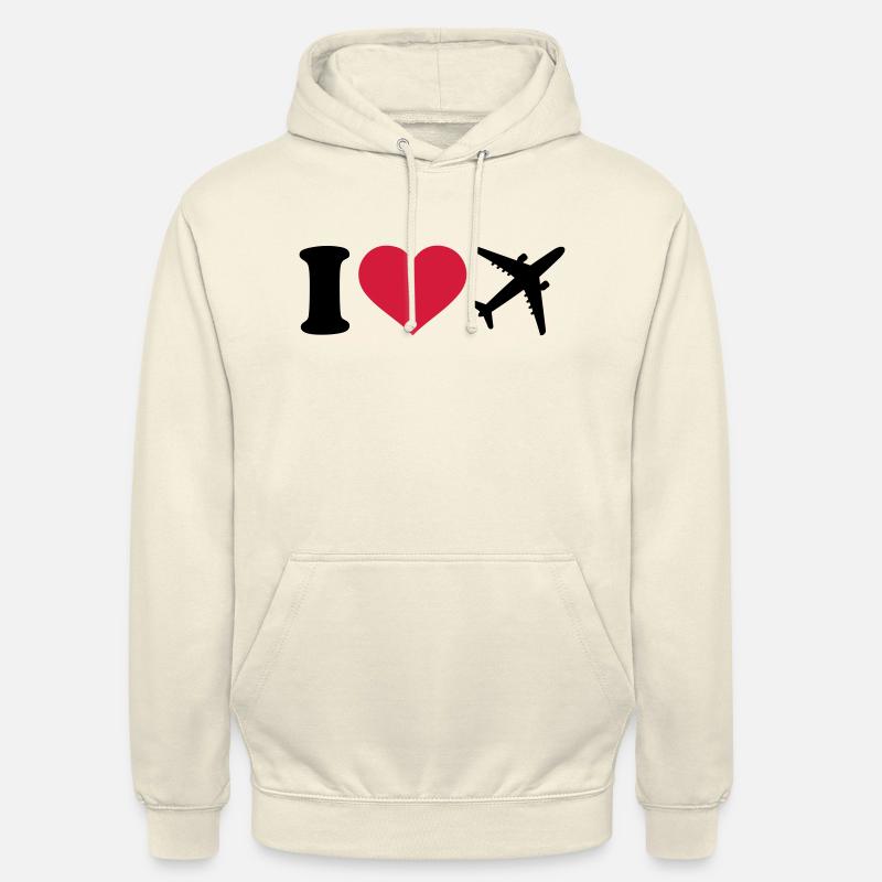 Flugzeug - Unisex Hoodie - Vanille-Milchshake
