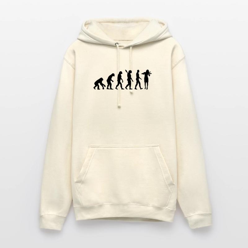 Evolution Violin Fiddle Unisex Hoodie