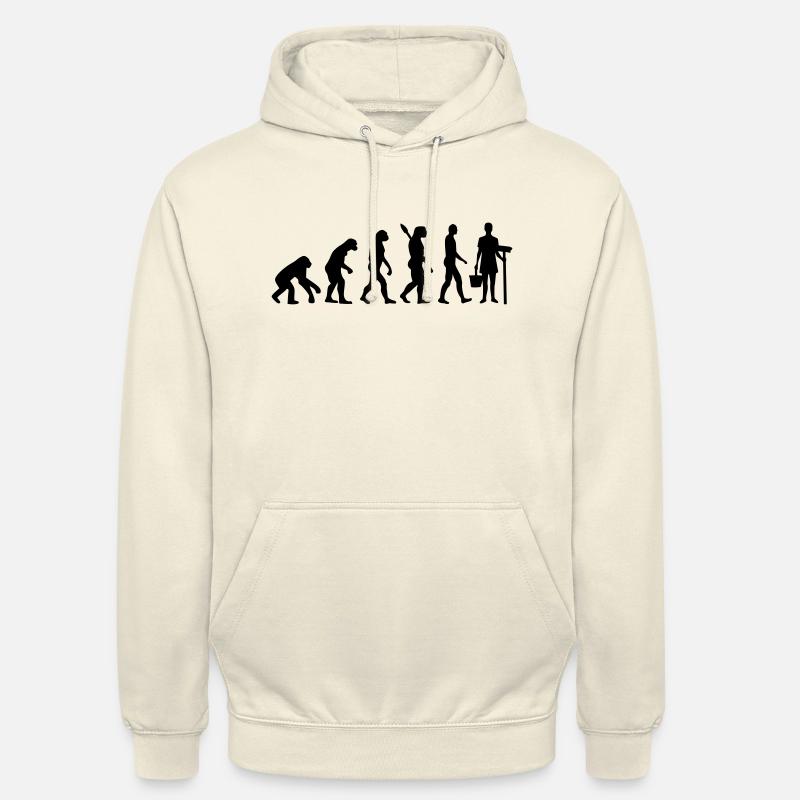 Évolution Femme de ménage - Sweat-shirt à capuche unisexe - vanille