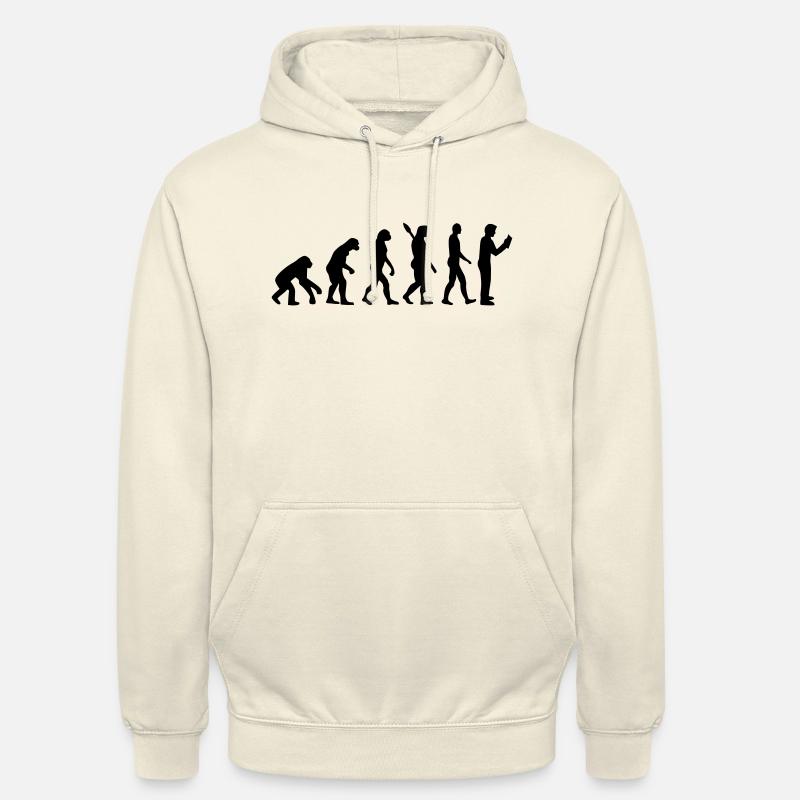 Evolution reading - Unisex Hoodie - vanilla