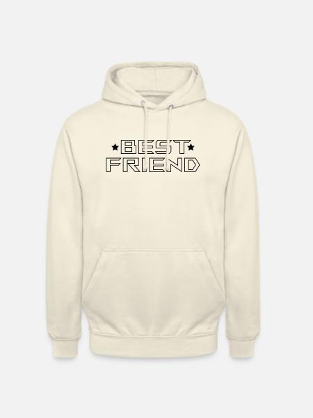 Best Friend Tshirt white - Unisex Hoodie - Vanille-Milchshake