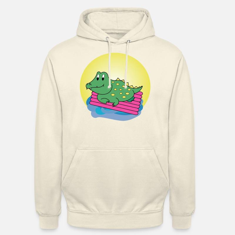 Kai Krokodil - Geschenk - Geschenkidee - Unisex Hoodie - Vanille-Milchshake