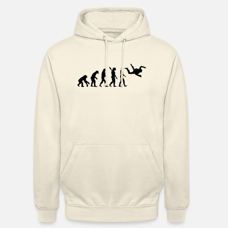 Evolution Skydiving - Sweat-shirt à capuche unisexe - vanille