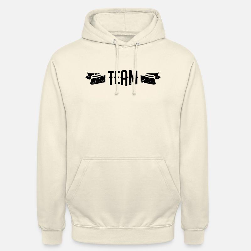 équipe - Sweat-shirt à capuche unisexe - vanille