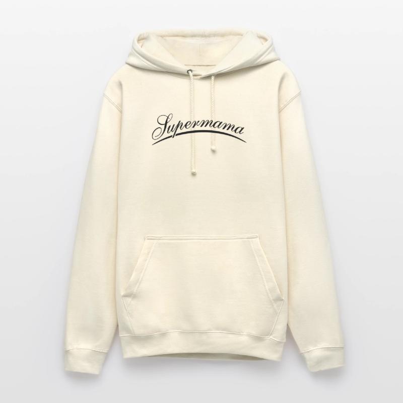 Supermama lettering in cursive script Unisex Hoodie