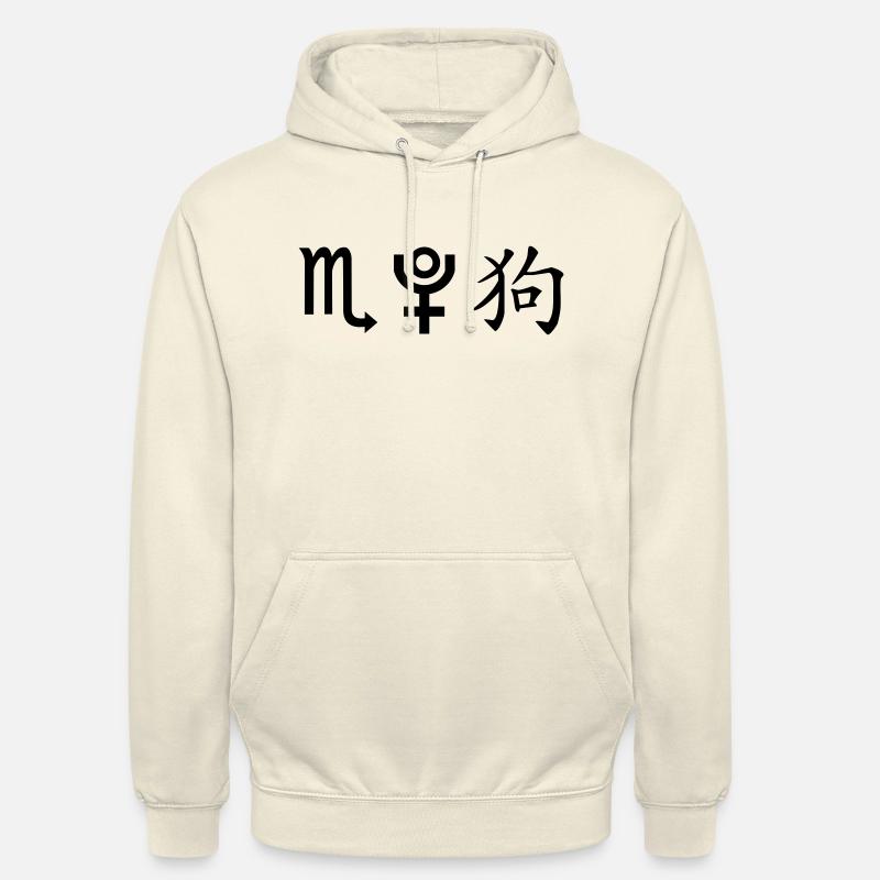 Scorpio Pluto Dog - Unisex Hoodie - vanilla
