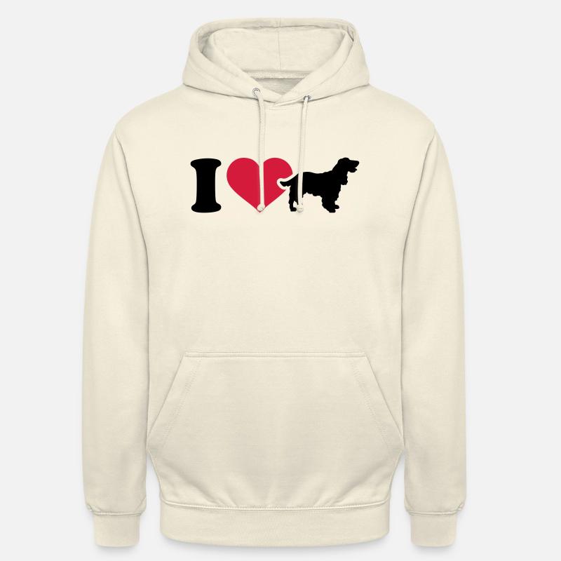 Cocker Spaniel - Unisex Hoodie - Vanille-Milchshake