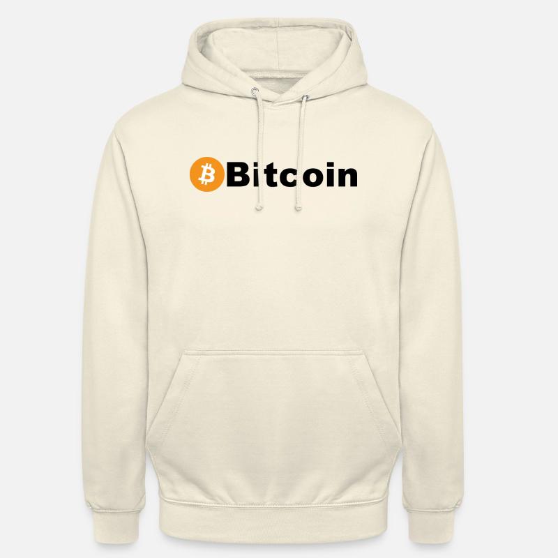 Bitcoin Design - Sweat-shirt à capuche unisexe - vanille