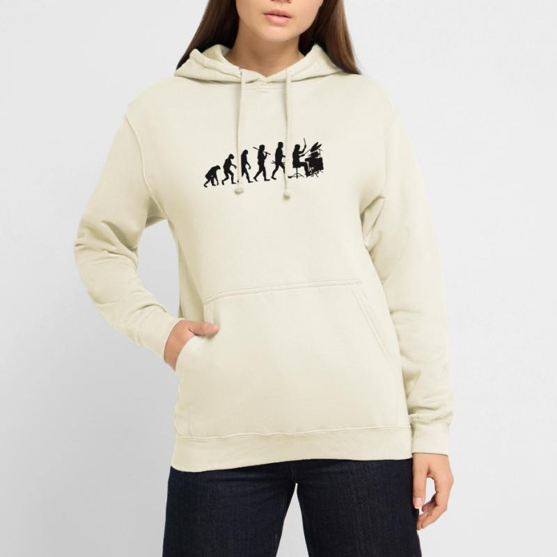 Batterie Evolution Percussion Evolution Sweat-shirt à capuche unisexe