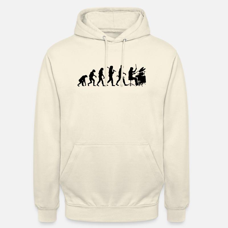 Batterie Evolution Percussion Evolution - Sweat-shirt à capuche unisexe - vanille