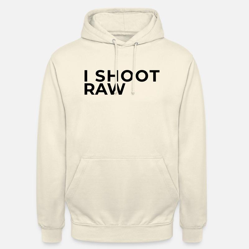 We don't shoot JPEG! - Unisex Hoodie - Vanille-Milchshake