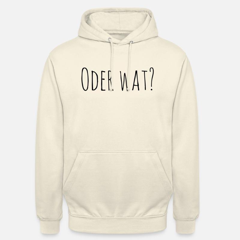 oder wat - Unisex Hoodie - Vanille-Milchshake
