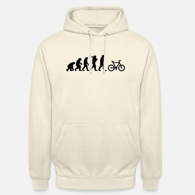 Vélo de Evolution - Sweat-shirt à capuche unisexe - vanille