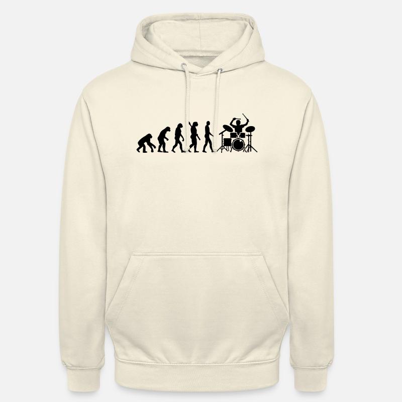 Evolution Drums - Unisex Hoodie - vanilla