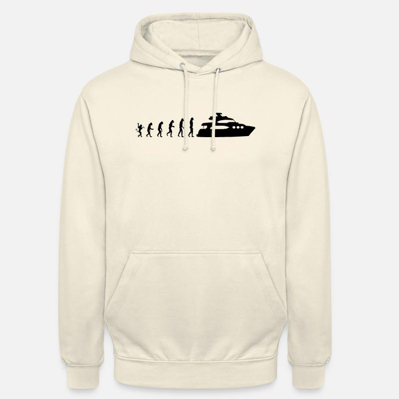Boot Evolution Motorboot - Unisex Hoodie - Vanille-Milchshake