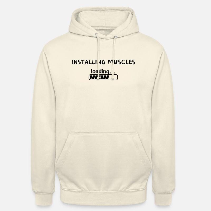 Installing Muscles - Unisex Hoodie - Vanille-Milchshake