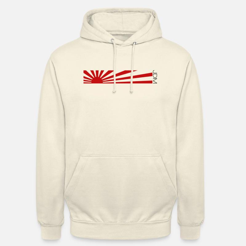 Conception de drapeau JDM - Sweat-shirt à capuche unisexe - vanille