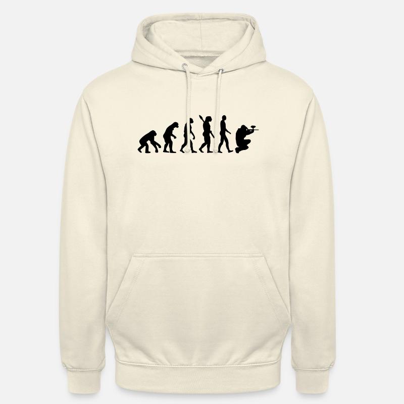 Paintball evolution - Unisex Hoodie - vanilla