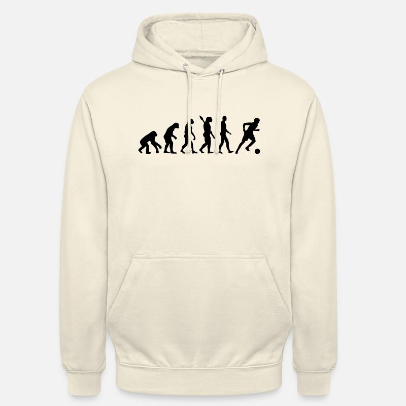 Evolution Fußball - Unisex Hoodie - Vanille-Milchshake