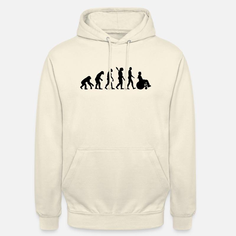 Rollstuhl - Unisex Hoodie - Vanille-Milchshake