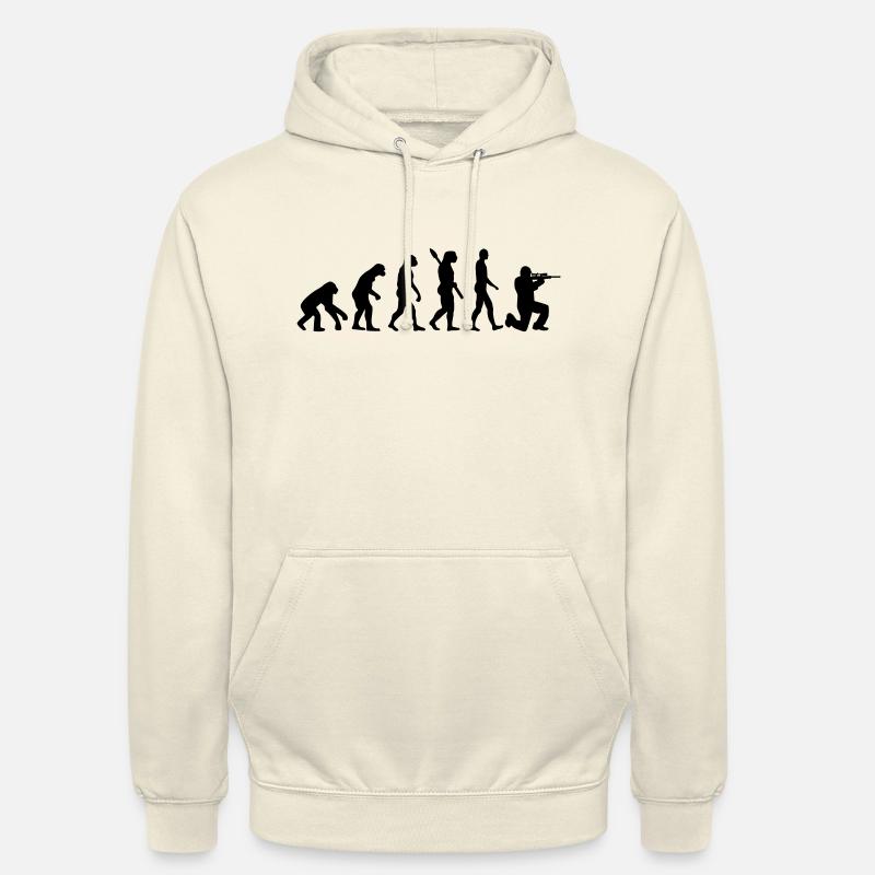 Evolution Airsoft - Sweat-shirt à capuche unisexe - vanille
