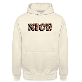 Nice - Unisex Hoodie - vanilla - Front - Alina (178cm) & Michal (187cm)