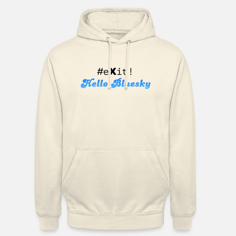 #eXit ! - Sweat-shirt à capuche unisexe - vanille