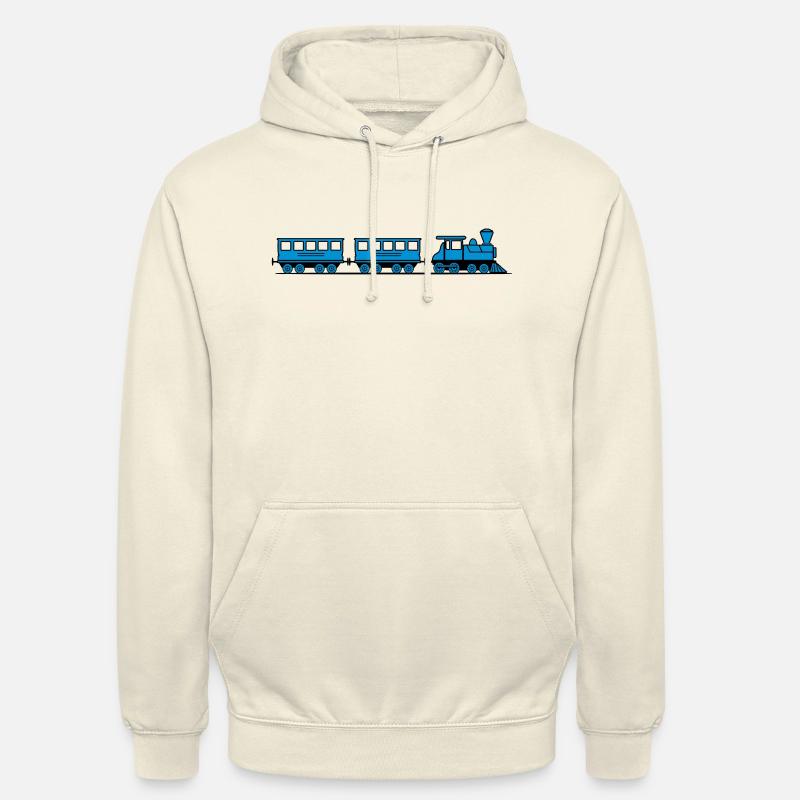Zug Eisenbahn Dampflok Wagons - Unisex Hoodie - Vanille-Milchshake