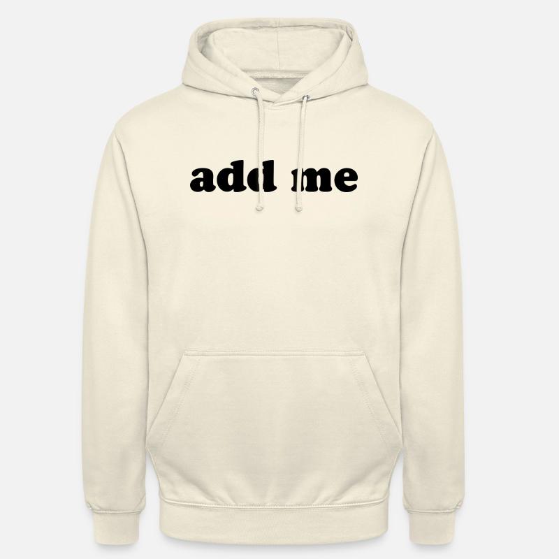 m’ajouter - Sweat-shirt à capuche unisexe - vanille