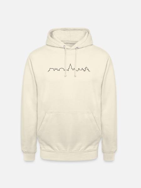Skyline Mainz - Unisex Hoodie - Vanille-Milchshake
