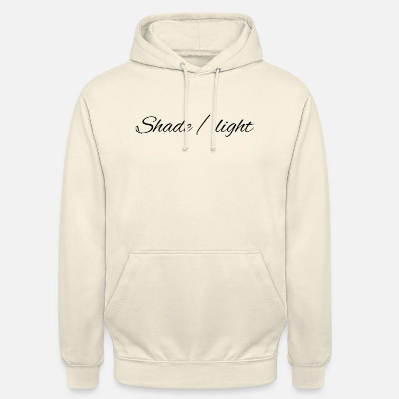 Shade and light - Sweat-shirt à capuche unisexe - vanille