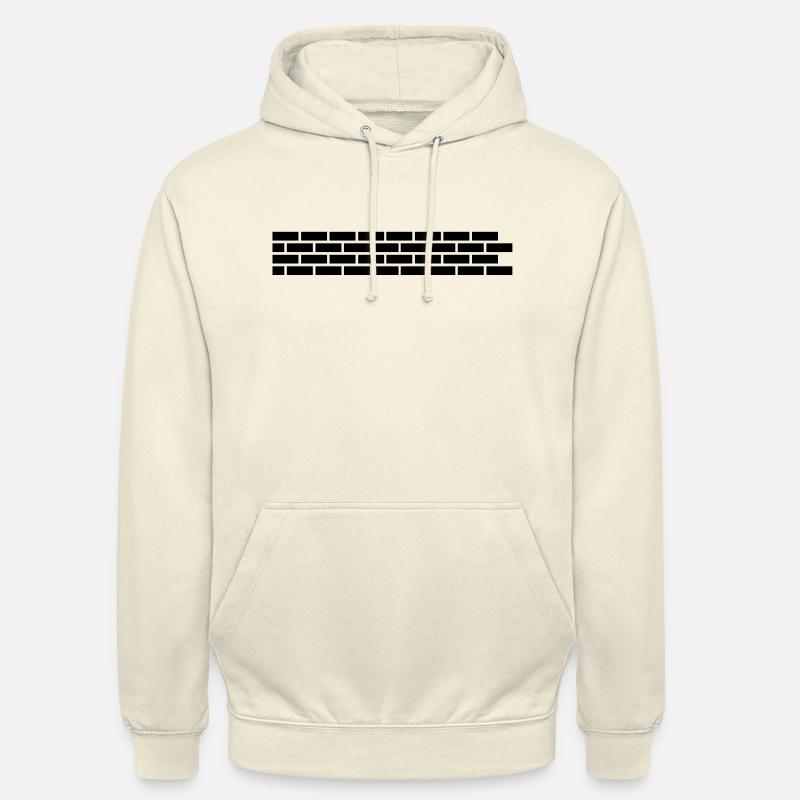 mauer__f1 - Sweat-shirt à capuche unisexe - vanille