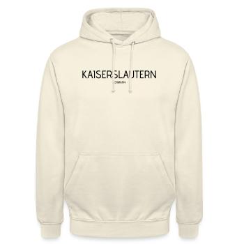 Kaiserslautern - Unisex Hoodie - Vanille-Milchshake - Vorne - Alina (178cm) & Michal (187cm)