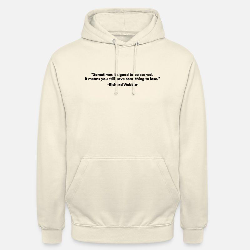 Citations de Richard Webber - Sweat-shirt à capuche unisexe - vanille