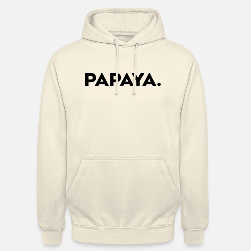 Papaye - Fruit préféré - Sweat-shirt à capuche unisexe - vanille