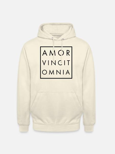 Amor vincit omnia N - Unisex Hoodie - vanilla