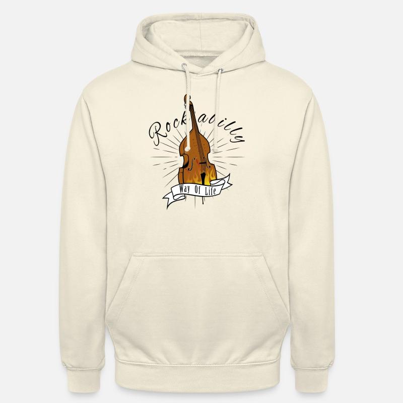 Rockabilly - Mode de vie - Sweat-shirt à capuche unisexe - vanille