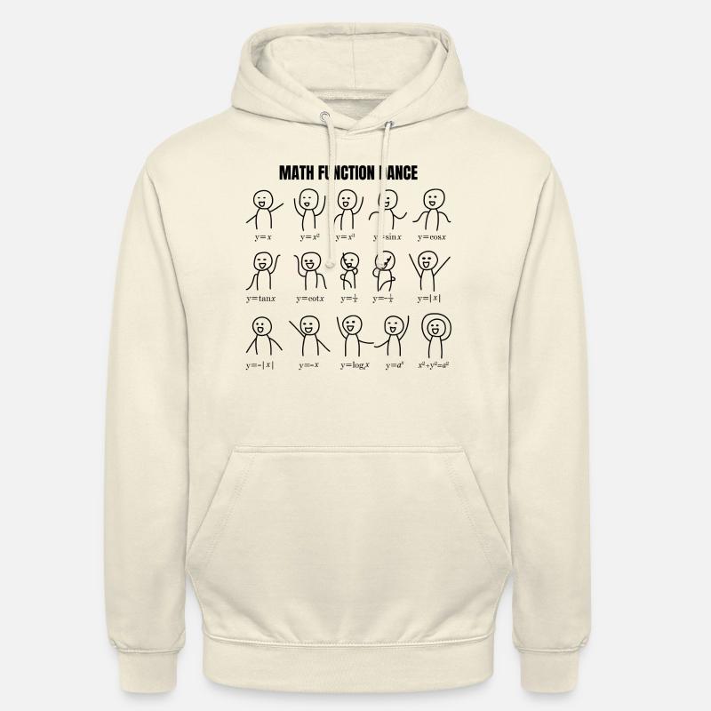 matematica - Felpa con cappuccio unisex - milkshake