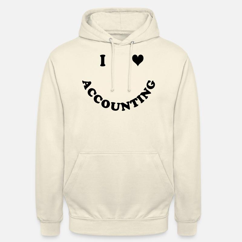 Comptable - Sweat-shirt à capuche unisexe - vanille