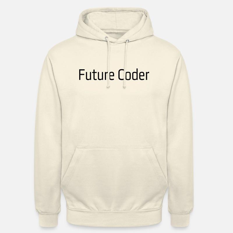 Codeur du futur - Sweat-shirt à capuche unisexe - vanille