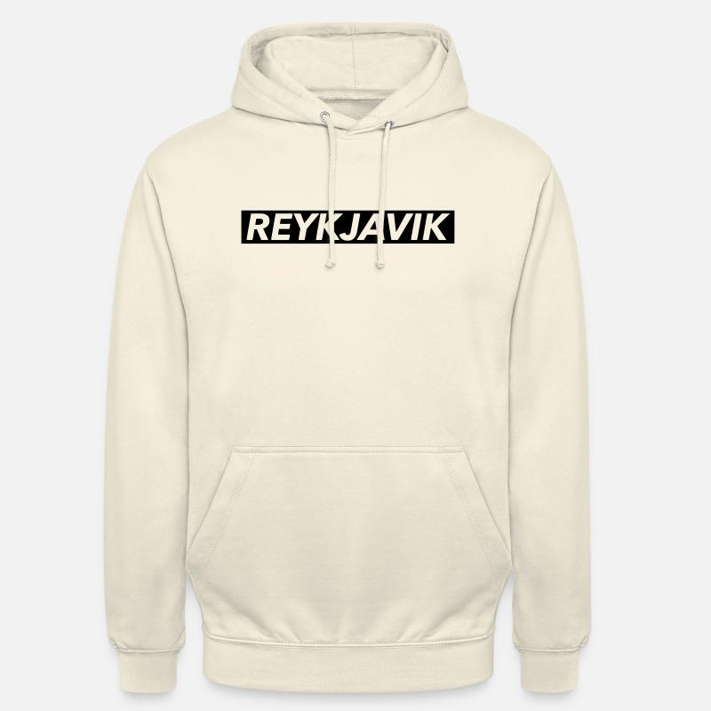 Reykjavik - Sweat-shirt à capuche unisexe - vanille