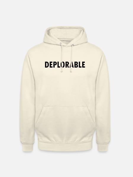 Deplorable - Unisex Hoodie - vanilla